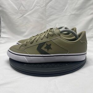 NEW Converse Tobin Leather Low Lace Up Shoes Sneakers Mossy Sloth